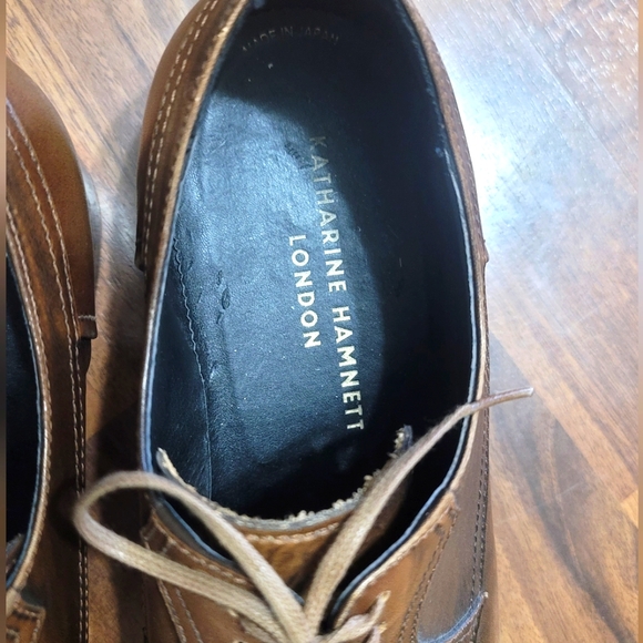 Katharine Hamnett London Dress Shoes Size 27 Made In JAPAN Leather - Picture 8 of 10